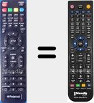Comandament a distància substitut de TV50UHDPR002
