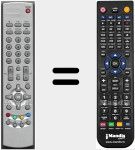 Comandament a dist&agrave;ncia substitut de TLU015192211C