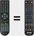 Comandament a dist&agrave;ncia substitut de QXT32KF