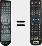 Comandament a dist&agrave;ncia substitut de QUA002