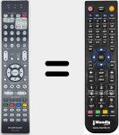 Comandament a dist&agrave;ncia substitut de RC-044SR (30701028100AM)