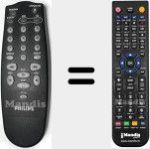 Comandament a dist&agrave;ncia substitut de RC07110/01 (482221910559)