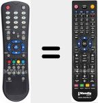 Comandament a dist&agrave;ncia substitut de RC1055