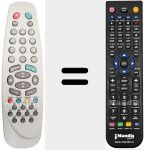 Comandament a dist&agrave;ncia substitut de RC 1540 (00021055)