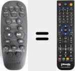 Comandament a dist&agrave;ncia substitut de RC19621004/01 (314011851060)