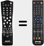 Comandament a dist&agrave;ncia substitut de RC 2526 / 01 (482221910707)