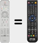 Comandament a dist&agrave;ncia substitut de RC4491/01B (3128 147 20171)