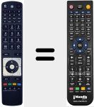 Comandament a dist&agrave;ncia substitut de RC 5112 (23002017)