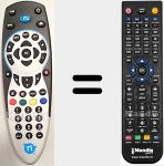 Comandament a dist&agrave;ncia substitut de 2923143 (RC60234R0000)