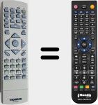 Comandament a dist&agrave;ncia substitut de RCT195DB1 (36166550)