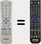 Comandament a dist&agrave;ncia substitut de REMCON1664