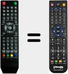 Comandament a dist&agrave;ncia substitut de REMCON648