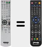 Comandament a dist&agrave;ncia substitut de RM-AAU013 (148009711)