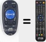 Comandament a dist&agrave;ncia substitut de RM-RK52M (A7A-0033-00)