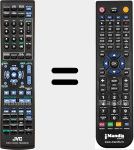 Comandament a distància substitut de RM-SNXD4R