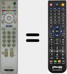 Comandament a dist&agrave;ncia substitut de RMED007