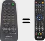 Comandament a dist&agrave;ncia substitut de RMSD70S