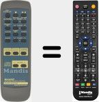 Comandament a dist&agrave;ncia substitut de RRMCG0106AWSA