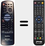 Comandament a distància substitut de RRMCG0138AJSA