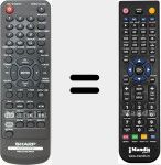 Comandament a distància substitut de RRMCGA287AWSA