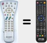 Comandament a dist&agrave;ncia substitut de GA 323 WJSA (RRMCGA323WJSA)