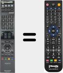 Comandament a dist&agrave;ncia substitut de GA857WJSA (RRMCGA857WJSA)