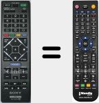 Comandament a dist&agrave;ncia substitut de RM-ED054 (149206721)