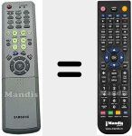 Comandament a dist&agrave;ncia substitut de AH5901323D