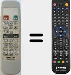 Comandament a dist&agrave;ncia substitut de GA398WJSA (RRMCGA398WJSA)