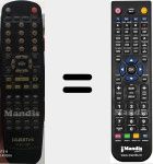 Comandament a dist&agrave;ncia substitut de HFDL-1080