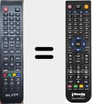 Comandament a distància substitut de IP-LE555/410885