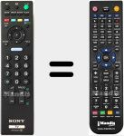 Comandament a dist&agrave;ncia substitut de RM-ED 017 (148719231)