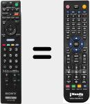 Comandament a distància substitut de RM-ED 016 (148722811)