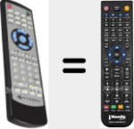 Comandament a distància substitut de MPIX457