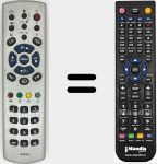 Comandament a distància substitut de RC 2183 (313P10821831)