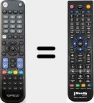 Comandament a dist&agrave;ncia substitut de TP800