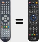 Comandament a dist&agrave;ncia substitut de TQT1910BT002