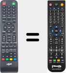 Comandament a distància substitut de TV320E9DVBT2HD