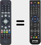 Comandament a distància substitut de TV83