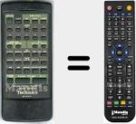 Comandament a dist&agrave;ncia substitut de RAK-SC301X