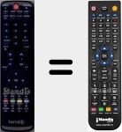 Comandament a dist&agrave;ncia substitut de HTRD06A