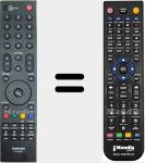 Comandament a dist&agrave;ncia substitut de CT-90307 (75011184)