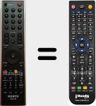 Comandament a dist&agrave;ncia substitut de CT-90327 (RM-D759)