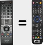 Comandament a distància substitut de CT-90326 (75024755)