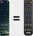 Comandament a dist&agrave;ncia substitut de TRS001