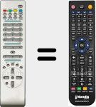 Comandament a dist&agrave;ncia substitut de RC1072 (30037770)