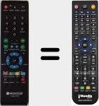 Comandament a dist&agrave;ncia substitut de ICube2750