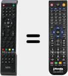 Comandament a distància substitut de CTV2404