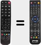 Comandament a dist&agrave;ncia substitut de REMCON1053