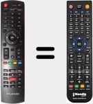 Comandament a distància substitut de NH 200 UD T2-3